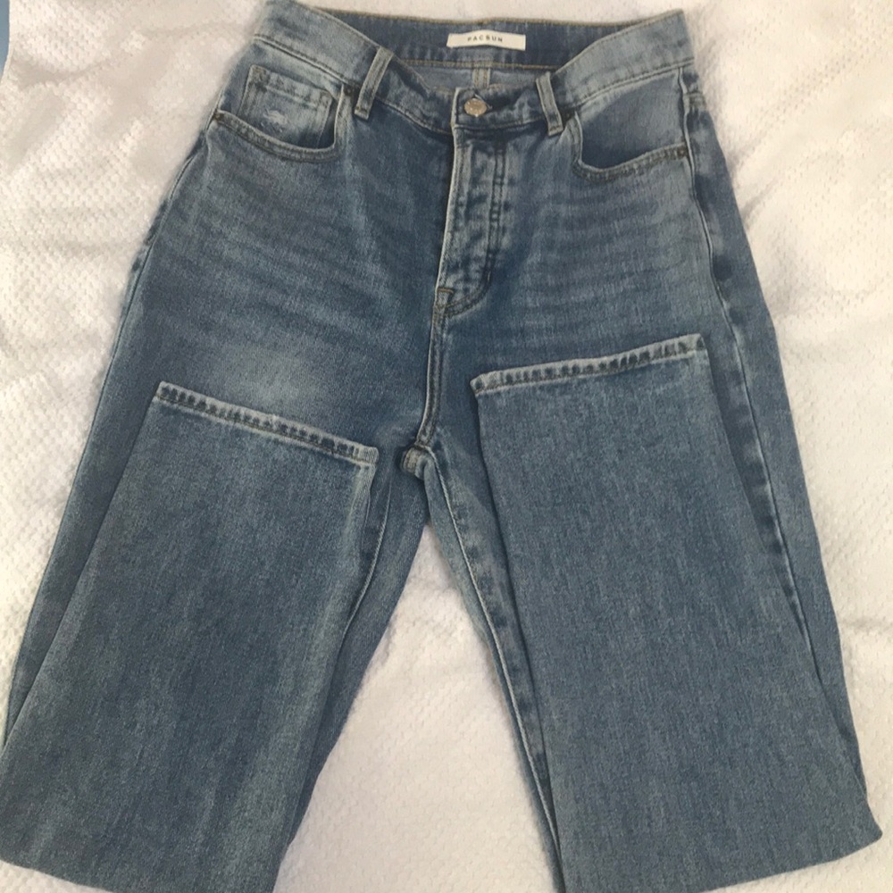 PacSun high rise straight jeans size 25